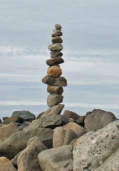 Rock Stack by Elizabeth Henderson